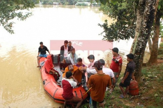 Flood sidelined due to election in Tripura 